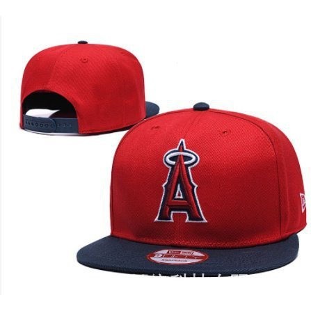 ใหม่ หมวกกีฬาแฟชั่น สไตล์ฮิปฮอป MLB The Angels สีแดง สําหรับผู้ชาย ผู้หญิง 2023