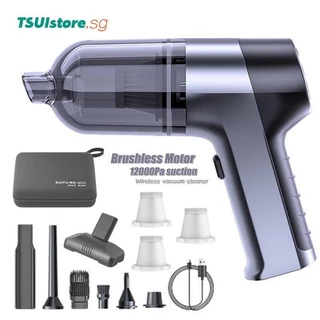 Suitu มอเตอร์ไร้แปรง Duster เครื่องดูดฝุ่นไร้สาย 4 In1 เครื่องดูดฝุ่นในรถยนต์ไร้สายเครื่องดูดฝุ่นแบบใช้มือถือสําหรับบ้านสายดูดที่แข็งแกร่ง