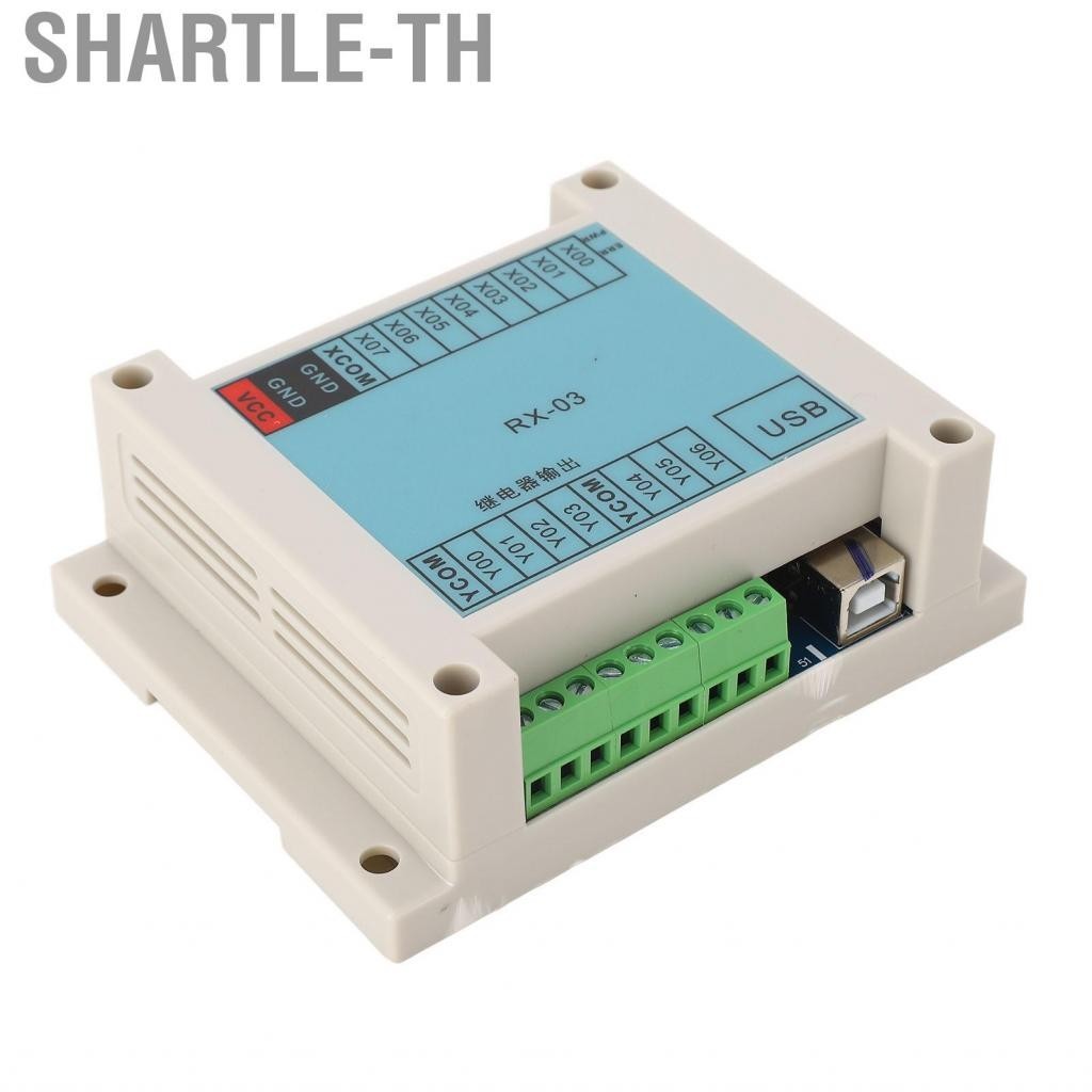 Shartle-th PLC Programmable Logic Controller 8 Input 7 Output Computer Phone Programming Industrial Control Board 12‑24V
