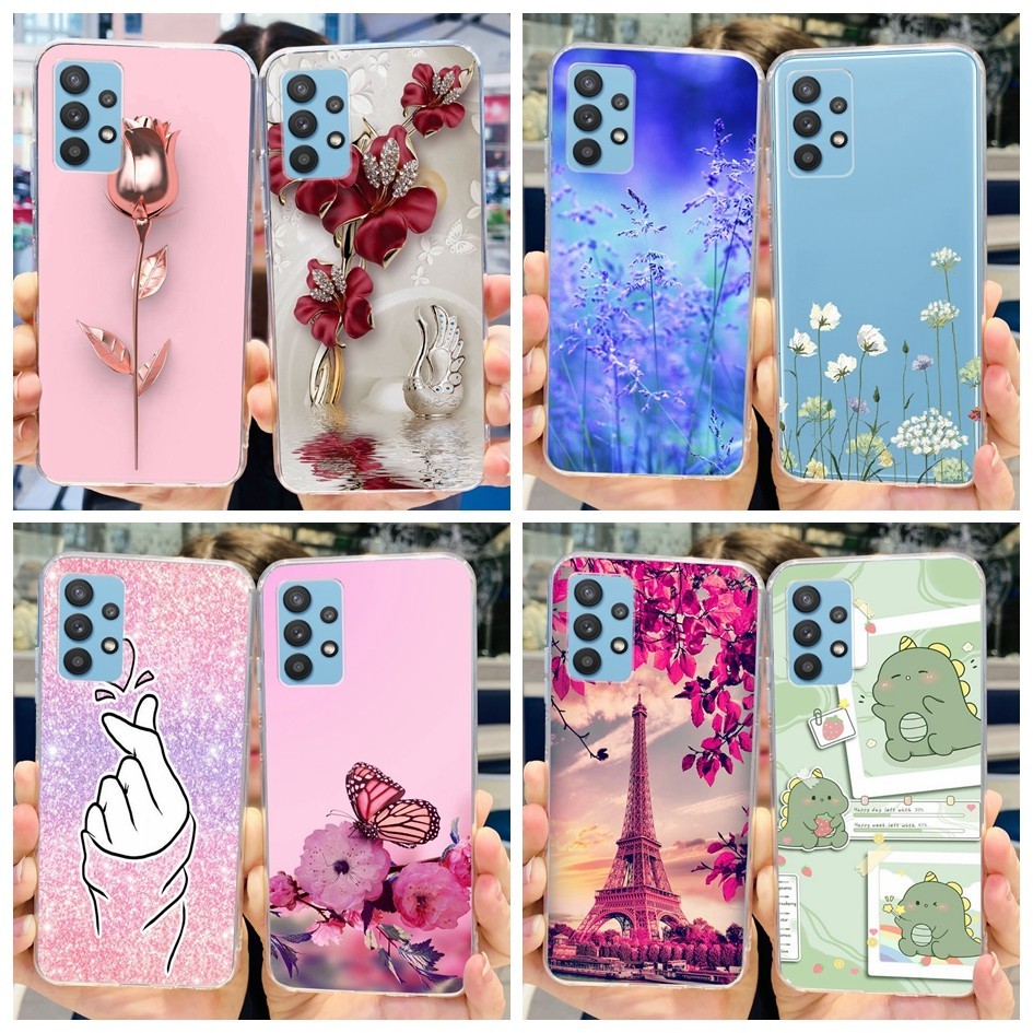 เคสโทรศัพท์มือถือ ลายดอกไม้ สําหรับ Samsung Galaxy A32 5G A326 SM-A326B A32 5G A 32 6.5 นิ้ว