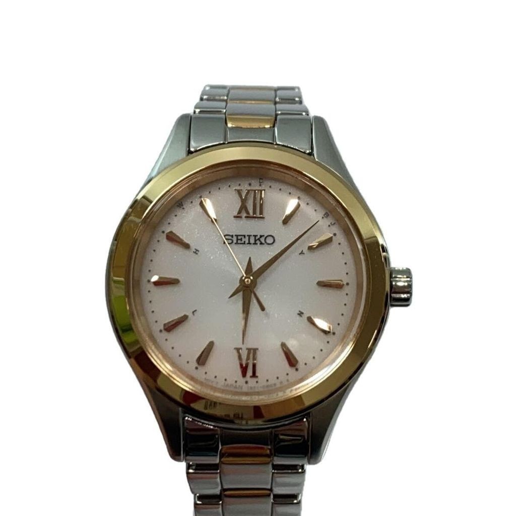 Seiko Control SOL NT I WAVE io On R Wrist Watch Silver Women Direct from Japan Secondhand