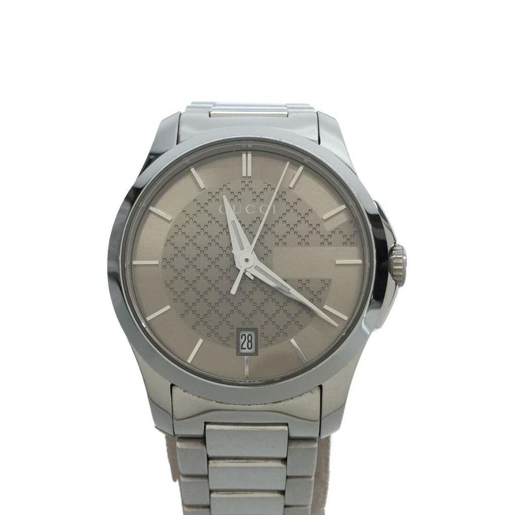 GUCCI Wrist Watch Silver Men Direct from Japan Secondhand