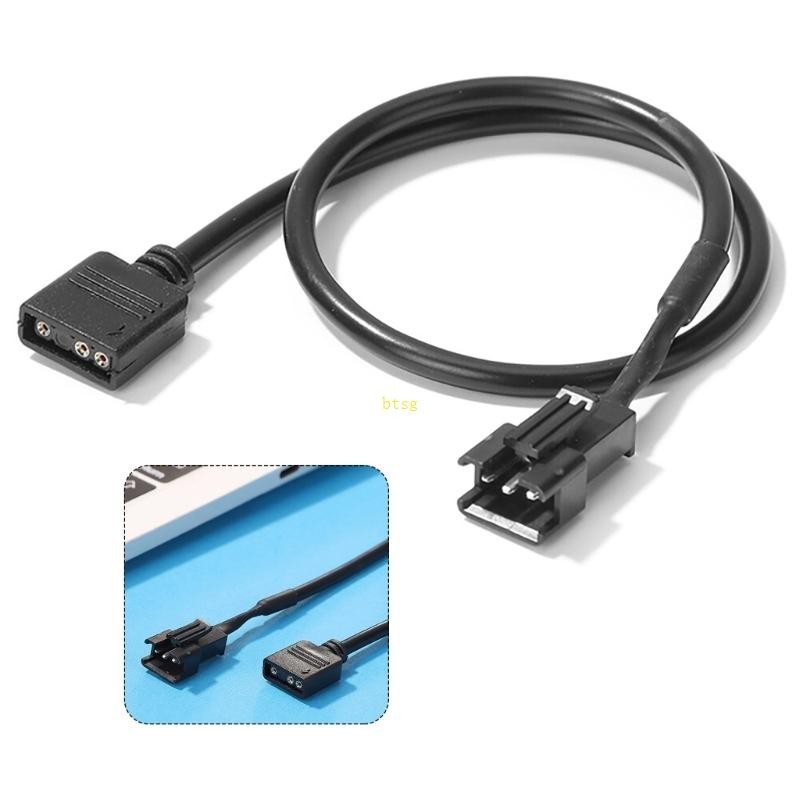 อะแดปเตอร์สายไฟ LED BT 5V 3Pin 12V 4Pin สําหรับคอมพิวเตอร์