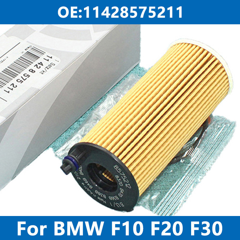 ไส้กรองน้ํามันรถยนต์ 11428575211 เครื่องยนต์ สําหรับ BMW F10 F11 F15 F20 F25 F30 F31 F34 G01 G20 G30 118i 320i 320d 520d 530i X3 X4 X5 B47 B48