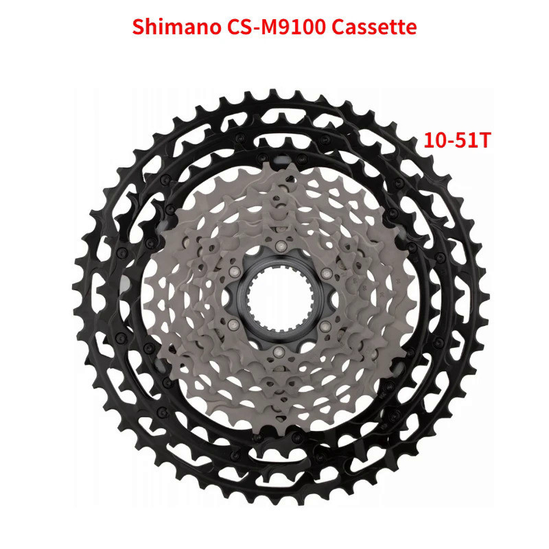 Shimano XTR CS M9100 M9101 Cassette 12-speed Freewheel 10-45T 10-51T MTB M9100 M9101 Cassette Sprock