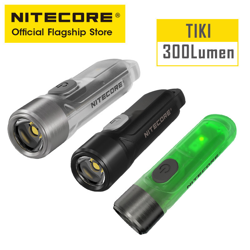 Nitecore TIKI พวงกุญแจไฟฉาย EDC APC UV หลายแสง ชาร์จ USB-C แบบพกพา สําหรับตั้งแคมป์