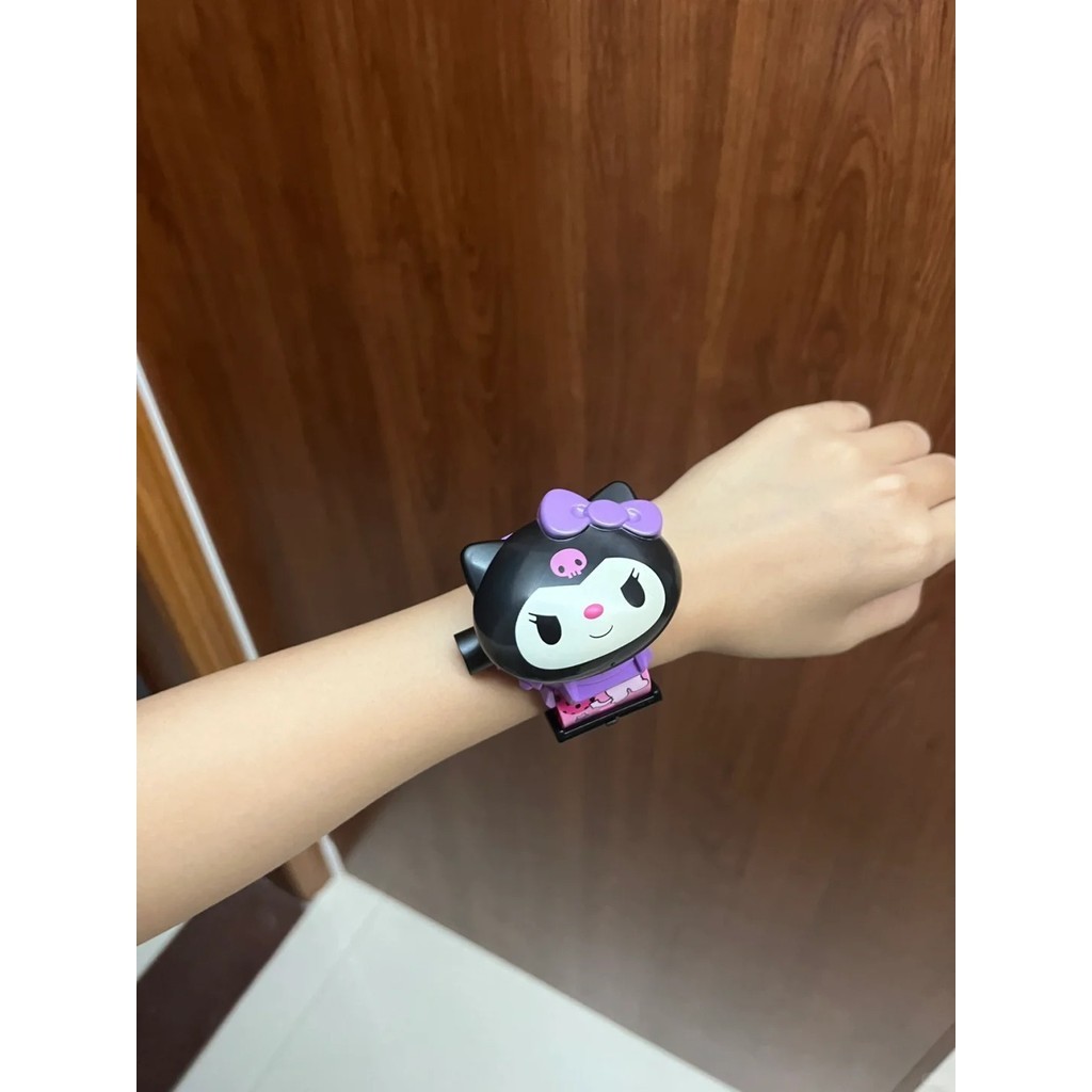 SANRIO ซานริโอ,นาฬิกา,นาฬิกาฉาย,การฉายภาพ 24 ลาย,นาฬิกาเด็ก,แสดงเวลา,นาฬิกาของเล่น