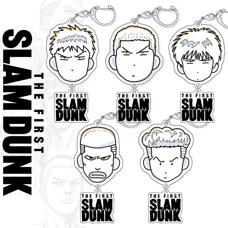 สติกเกอร์อะคริลิค ลายการ์ตูนอนิเมะ Slam Dunk Sakuragi Hanado Kaede Rukawa Akagi Takeshi Akagi สองมิติ