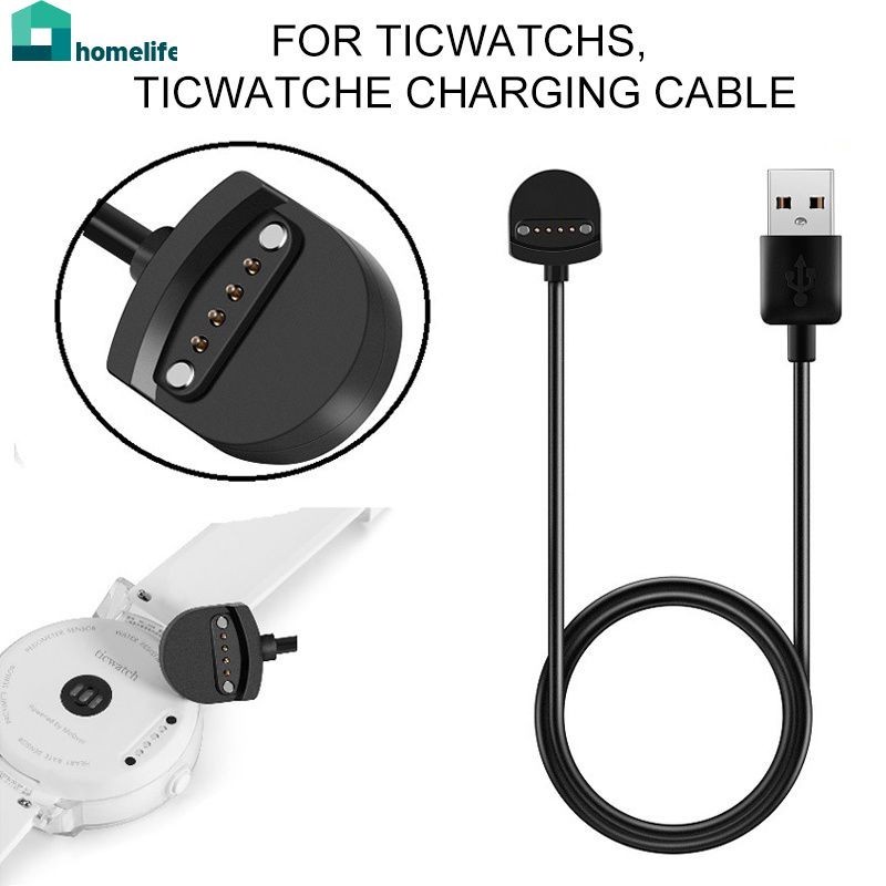 การเปลี่ยนสายชาร์จ smartwatch สำหรับ Ticwatch SE Ticwatch Charger Cable บ้านประสิทธิภาพการป้องกันการรบกวนที่ดี