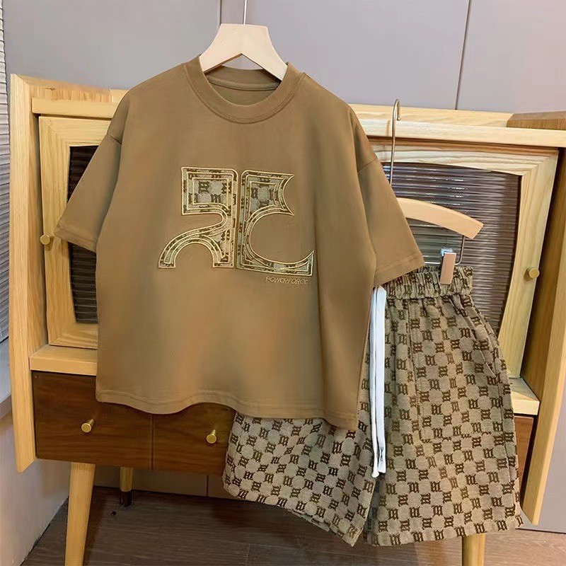 COCO ชุดเซ็ตเด็ก 2 ชิ้น เสื้อ+กางเกงขาสั้นเอวยางยืด รุ่น A8932