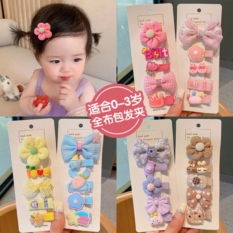 กิ๊บติดผม ลายการ์ตูนดอกไม้น่ารัก สีแคนดี้ แฟชั่นสไตล์เกาหลี สําหรับเด็กผู้หญิง