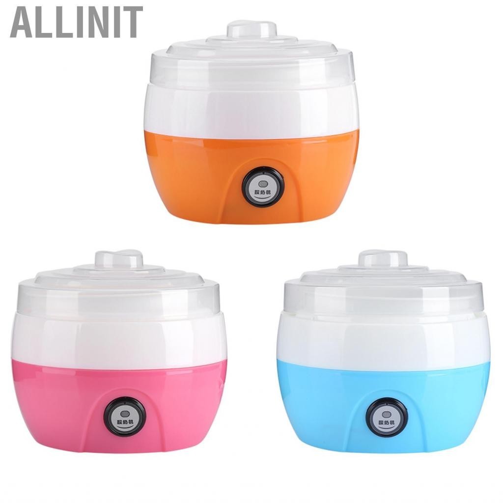 Allinit 1L Yogurt Maker Mini Automatic Machine Household DIY Tools Kitchen Appliances Plastic Container Milk 220V
