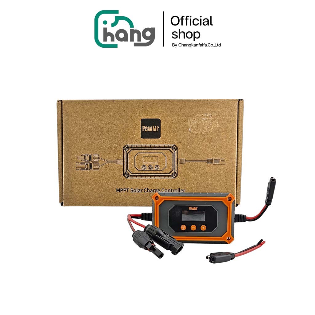 (พร้อมส่ง) POWMr 15A MPPT ตัวควบคุมเครื่องชาร์จ พลังงานแสงอาทิตย์ รองรับแบตเตอรี่ 12-24V ชาร์จเจอร์
