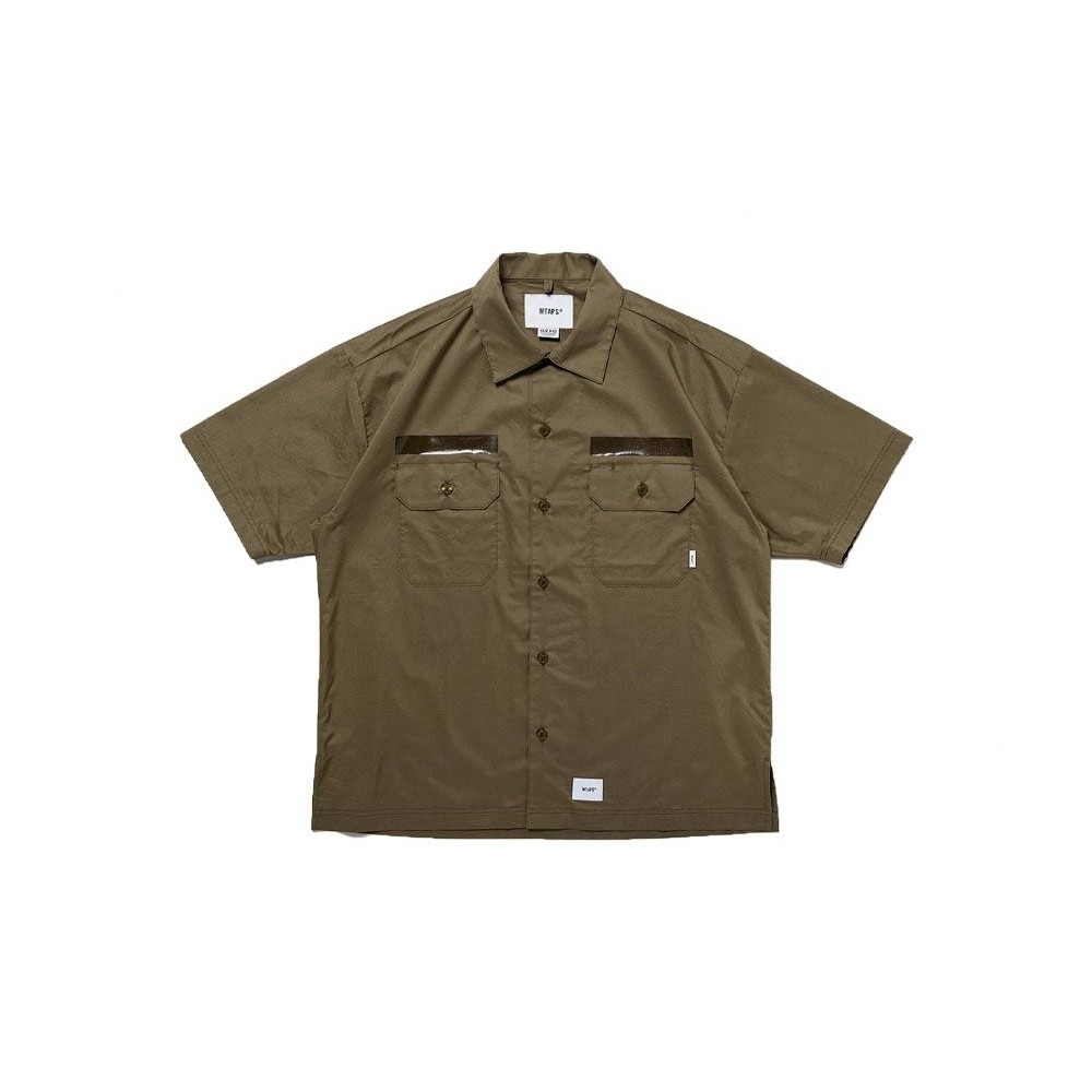 Wtaps Deck SS Cotton. Broadcloth. Wtvua Olive Drab Unused