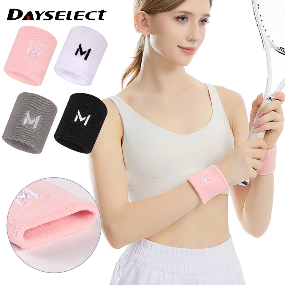 Dayseelect 1 ชิ้นสายรัดข้อมือกีฬา Breathable บางแห้งเร็วฟิตเนสบาสเกตบอลแบดมินตัน Wrister