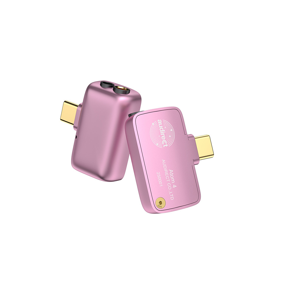 Audirect Atom4 แบบพกพา USB DAC ถอดรหัส USB C เครื่องขยายเสียงหูฟังโทรศัพท์มือถือ Dongle TYPE C AMP Atom 4
