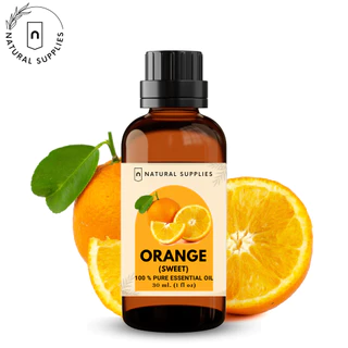 Pure Orange (sweet) Essential oil น้ำมันหอมระเหย ส้ม บริสุทธิ์ ขนาด 10, 30 ml. by Natural Supplies