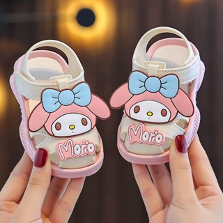 รองเท้าเด็กวัยหัดเดินแบบการ์ตูนน่ารัก สำหรับฤดูร้อน