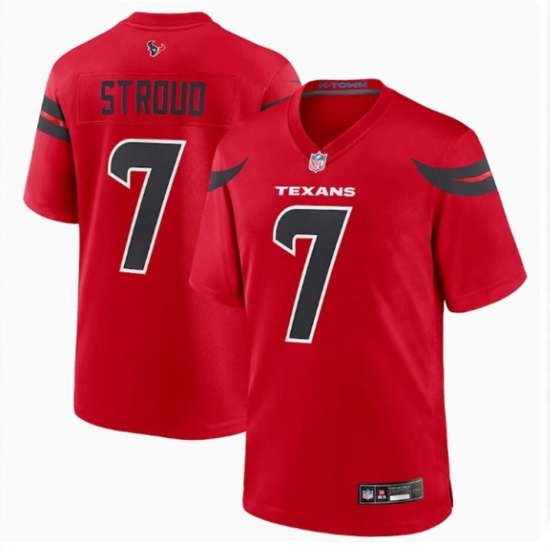 NF L Houston Texans Rugby Jersey No. 7 ซีจี เสื้อฝึกสอน Stroud