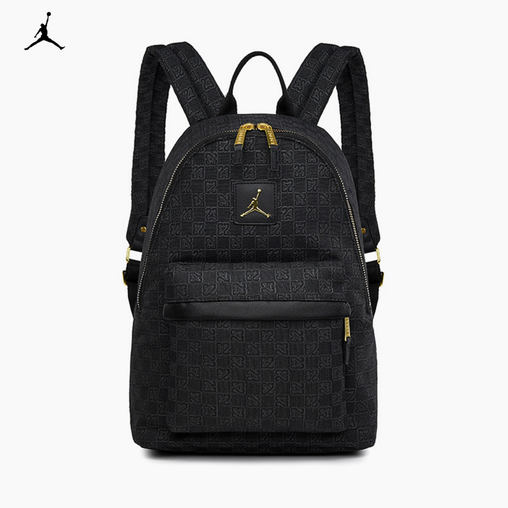 Air Jordan กระเป๋าสะพายไหล่ กระเป๋านักเรียน ใส่คอมพิวเตอร์ได้ สไตล์สปอร์ต สําหรับผู้ชาย และผู้หญิง