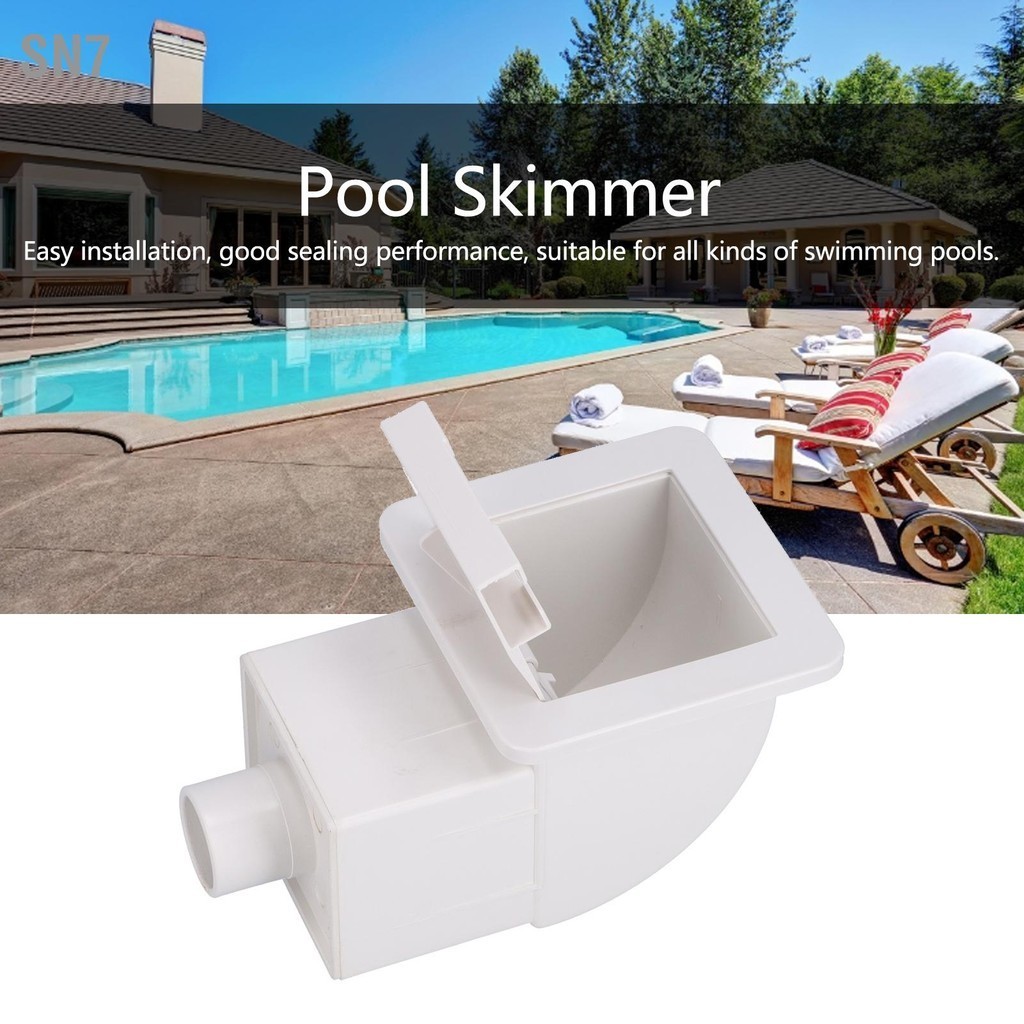 SN7 1.5in Skimmer Kit สำหรับเหนือพื้นดินสระว่ายน้ำ Sewage อุปกรณ์สระว่ายน้ำทำความสะอาด อุปกรณ์