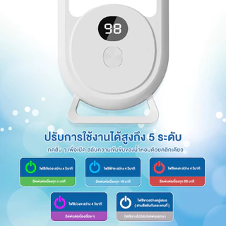 เครื่องฟอกอากาศอโรมา กระจายน้ํามันหอมระเหย หน้าจอแสดงผล CNC อัจฉริยะ กระจายกลิ่นหอมยาวนาน แบบชาร์จไฟได้ ขนาดเล็กพกพาสะดว