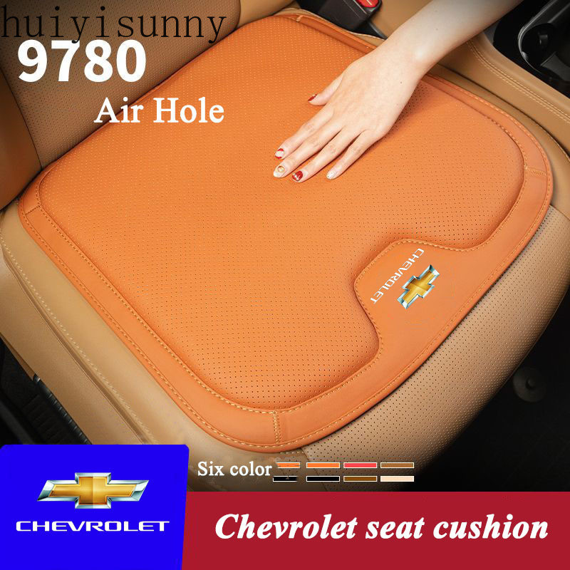 Hys เบาะรองนั่งรถยนต์ Napa หนังไดร์เวอร์ที่นั่งด้านหน้าป้องกัน Breathable เบาะหลังสําหรับ Chevrolet 