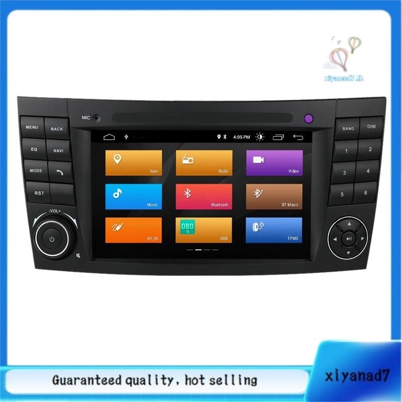 [xiyanad7.th] เครื่องเล่นมีเดีย GPS WIFI บลูทูธ ควบคุมพวงมาลัยรถยนต์ สําหรับ Mercedes Benz W211 2002-2009 Android 10 Quad Core