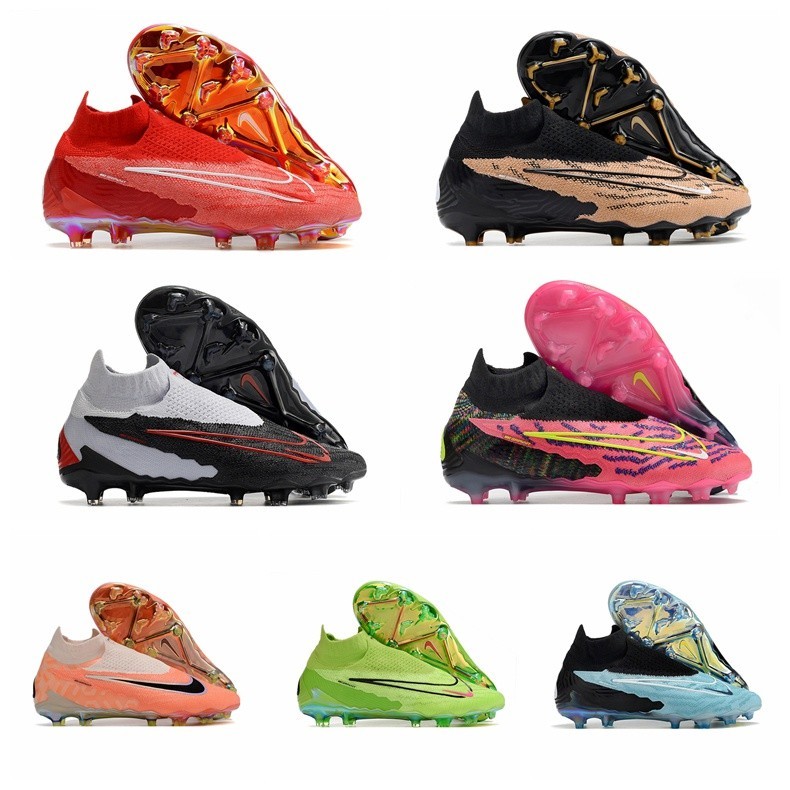 Nike Mens soccer shoes Phantom GX Elite DF Link FG cleats football boots Professional Training chuteiras0029