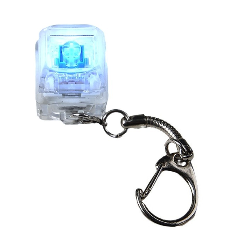 Fun LED Mechanical Keyboard Switches การทดสอบความเครียดบรรเทาพวงกุญแจของเล่น 1PC