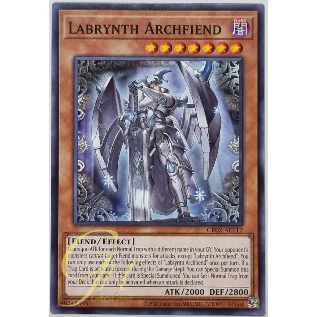 Yugioh [CR02-AE117] Labrynth Archfiend (Common)