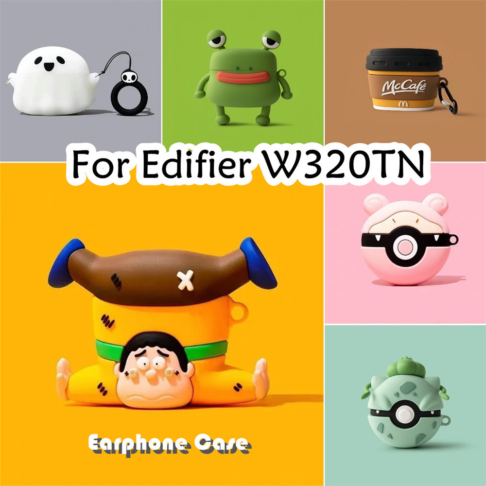 【ของแท้】เคสหูฟัง แบบนิ่ม ลายการ์ตูน สําหรับ Edifier W320TN