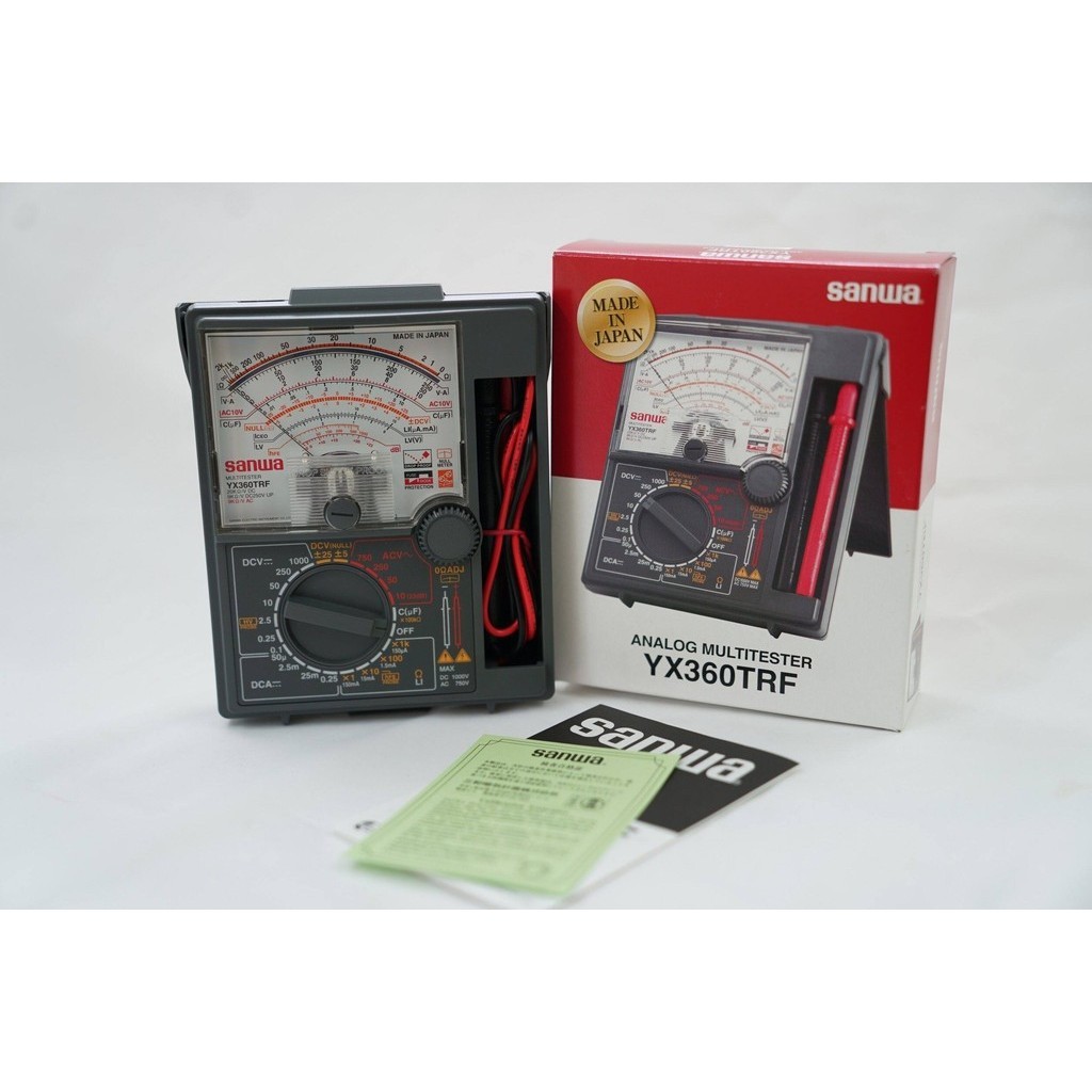 SANWA มัลติมิเตอร์ ANALOG MULTIMETER รุ่น YX360TRF ซันวา โอห์มเข็ม โอมป์มิเตอร์