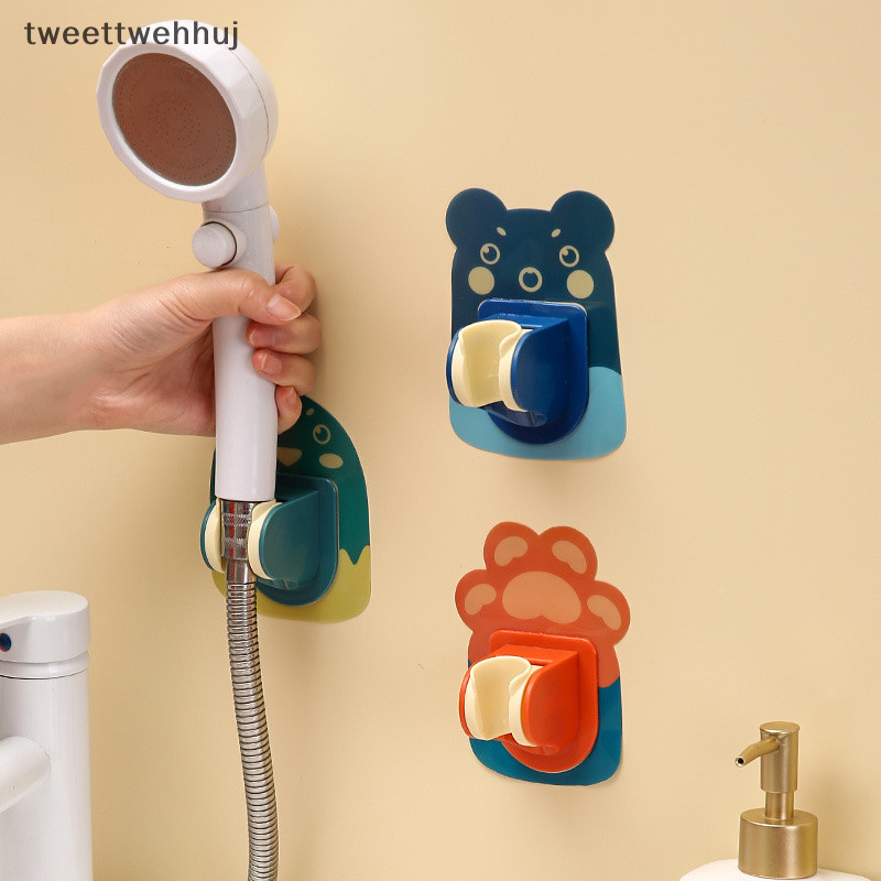 Tw ที่วางฝักบัวอาบน้ํา แบบสปริงเกลอร์ ไม่ต้องเจาะรู ปรับได้ สําหรับเด็ก - รูปที่ 2