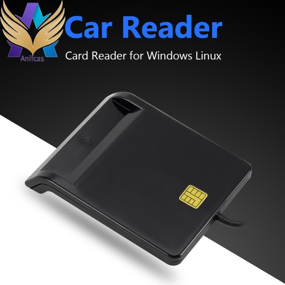 เครื่องอ่านการ์ดอัจฉริยะ USB DNIE ATM CAC IC ID SIM Card Reader สําหรับ Windows Linux ราคา ถูกที่สุด ดีลบีเคเค แกลเลอรีภาพที่ 6