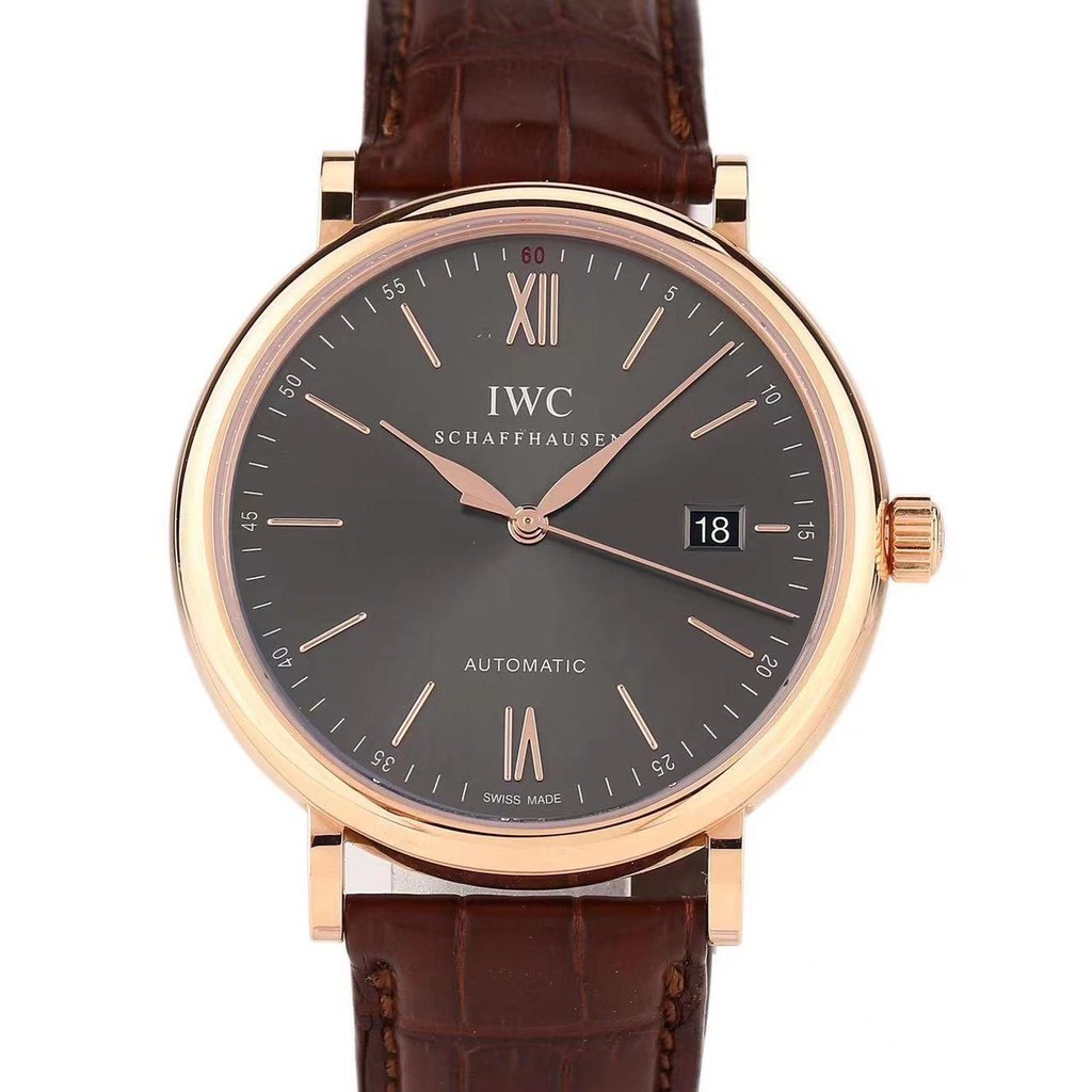 Iwc IWC IWC Botao Fino Series 18K Rose Gold Automatic Mechanical Men 's Watch IW356511