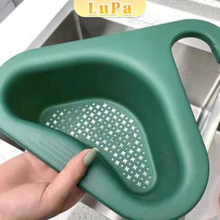 LuPa ตะแกรงกรองอ่างล้างจาน ตะกร้าระบายน้ำ คอเป็ดแขวนได้ กล่องเก็บของพลาสติก Sink filter rack
