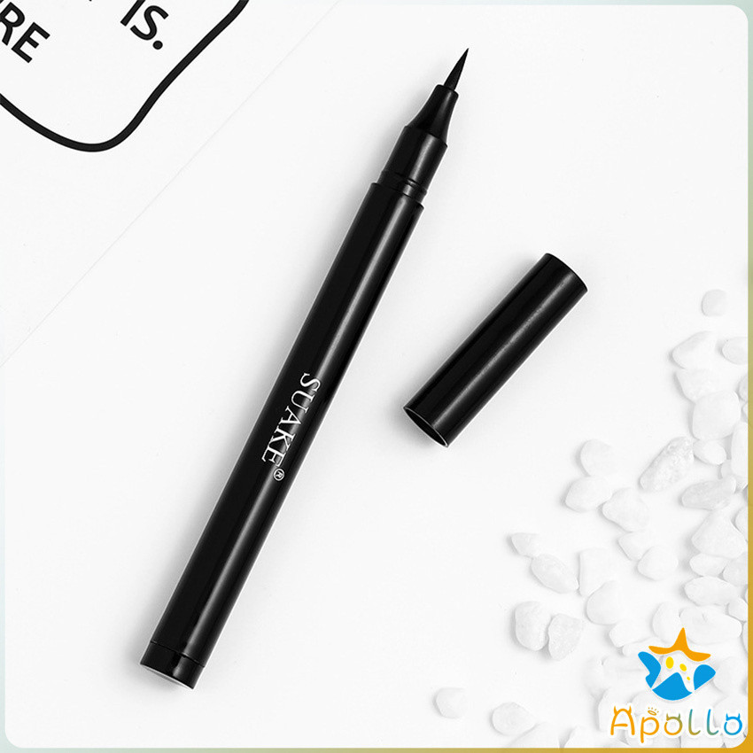 Apollo อายไลเนอร์ชนิดน้ำ สีดำ ติดทนนานสุด ๆ  แห้งเร็ว  Liquid eyeliner