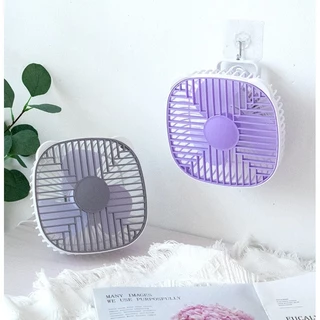 🔥ลูกค้าใหม่ 1 บาท🔥มีให้เลือก 3 สี พัดลมพกพา พัดลมตั้งโต๊ะ พัดลมแขวนได้ ชาร์จ USB J230
