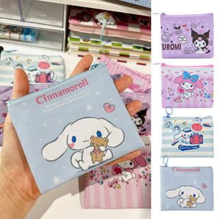กระเป๋าสตางค์ใส่เหรียญ กระเป๋าใส่เหรียญ 4 สี 11.5 * 10 ซม