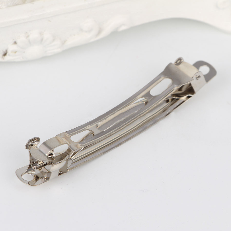 ขายตรงจากโรงงาน Wenzhou คลิปหนีบด้านหลัง แบบแบน ขนาด 4~8 ซม. สําหรับเครื่องประดับ DIY