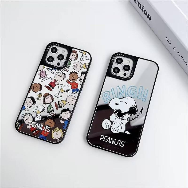 Casetify Mirror 14promax Phone Case Iphone13 Advanced Sense 12 Cartoon 11pro Good-looking v6JS