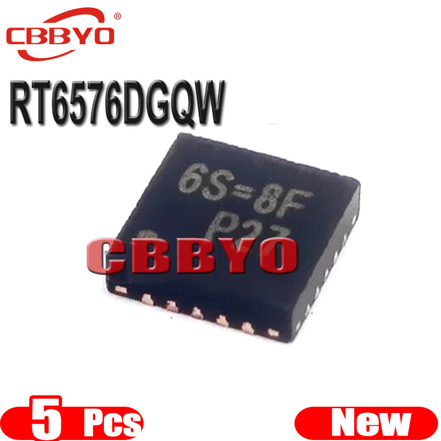 5 ชิ้น RT6576D RT6576DGQW 6S = 3J 6S 2L 6S 1D 6S 2B 6S 2C 6S QFN-20