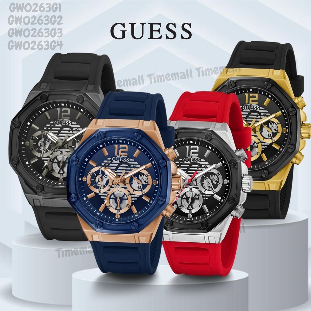 TIME MALL นาฬิกา Guess OWG357 นาฬิกาข้อมือผู้หญิง นาฬิกาผู้ชาย แบรนด์เนม  Brandname Guess Watch รุ่น GW0263G2