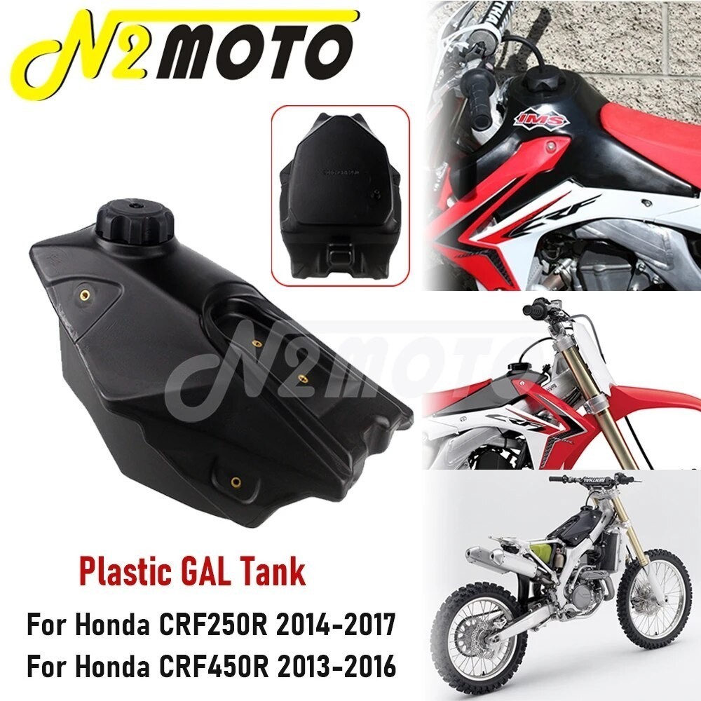 N2 Dirt Bike Enduro Gas Petrol Fuel Tank Off Road MX Motocross Oil Tanks w/ Cap For Honda CRF450R 20