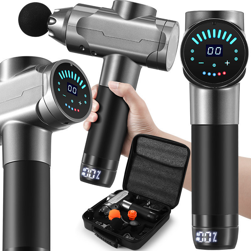New Massage Gun Massage Gun Muscle-Relaxing Tool 16mm Travel Massage Gun Fitness Equipment