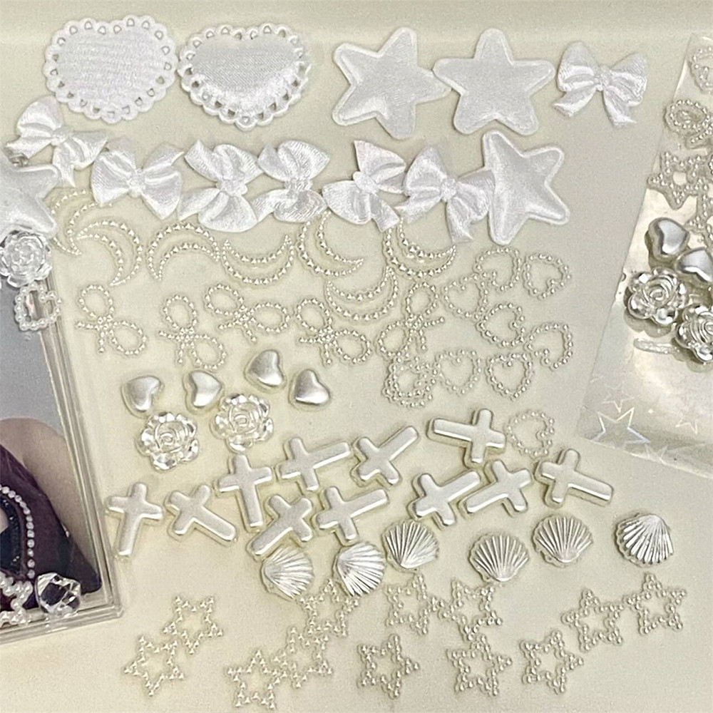 ชุดโบว์ 3D ขนาดเล็ก แฮนด์เมด DIY สําหรับตกแต่งการ์ด ห่อของขวัญ
