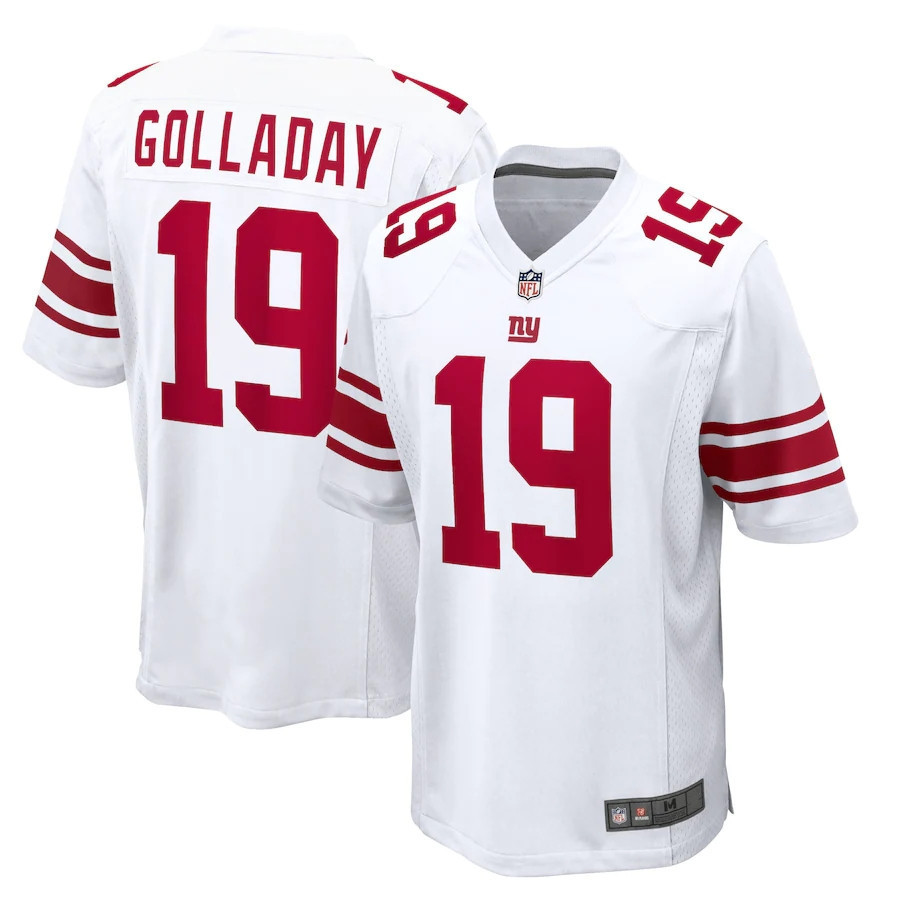เสื ้ อรักบี ้ New York Giants No. 19 Kenny Golladay Jersey Sportswear
