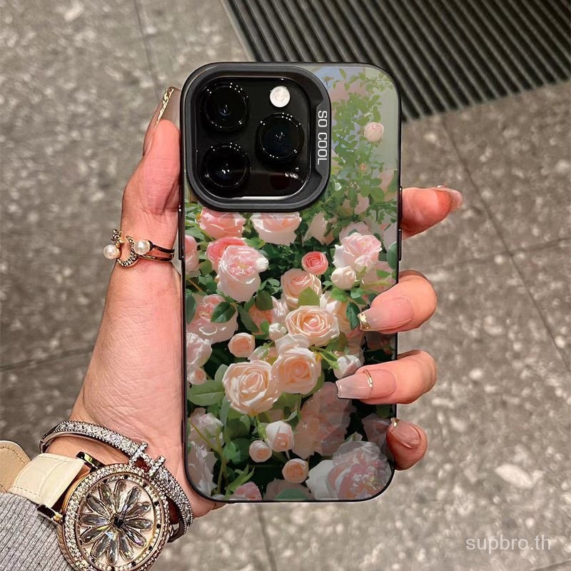 เคสโทรศัพท์มือถือ แบบโปร่งแสง ป้องกันฝุ่น ลายทะเล สีชมพู สําหรับ iPhone 15promax 14promax 13promax 12pro 11promax 15 14 13 12 11 pro max xr xsmax 7 8 plus