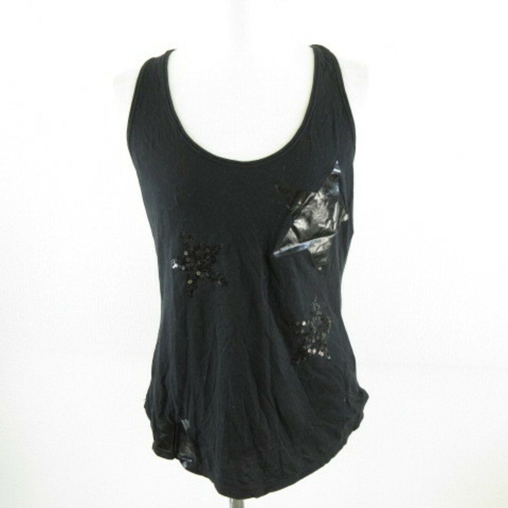 United Colors of Benetton STILE Tank Top Black XS Direct from Japan Secondhand